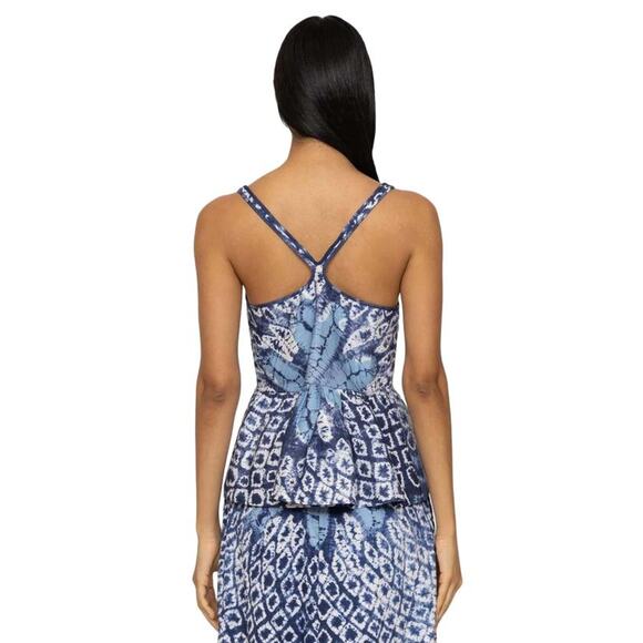 Sea NY Blythe Cami Top in Blue Tie Dye M - Picture 3 of 3